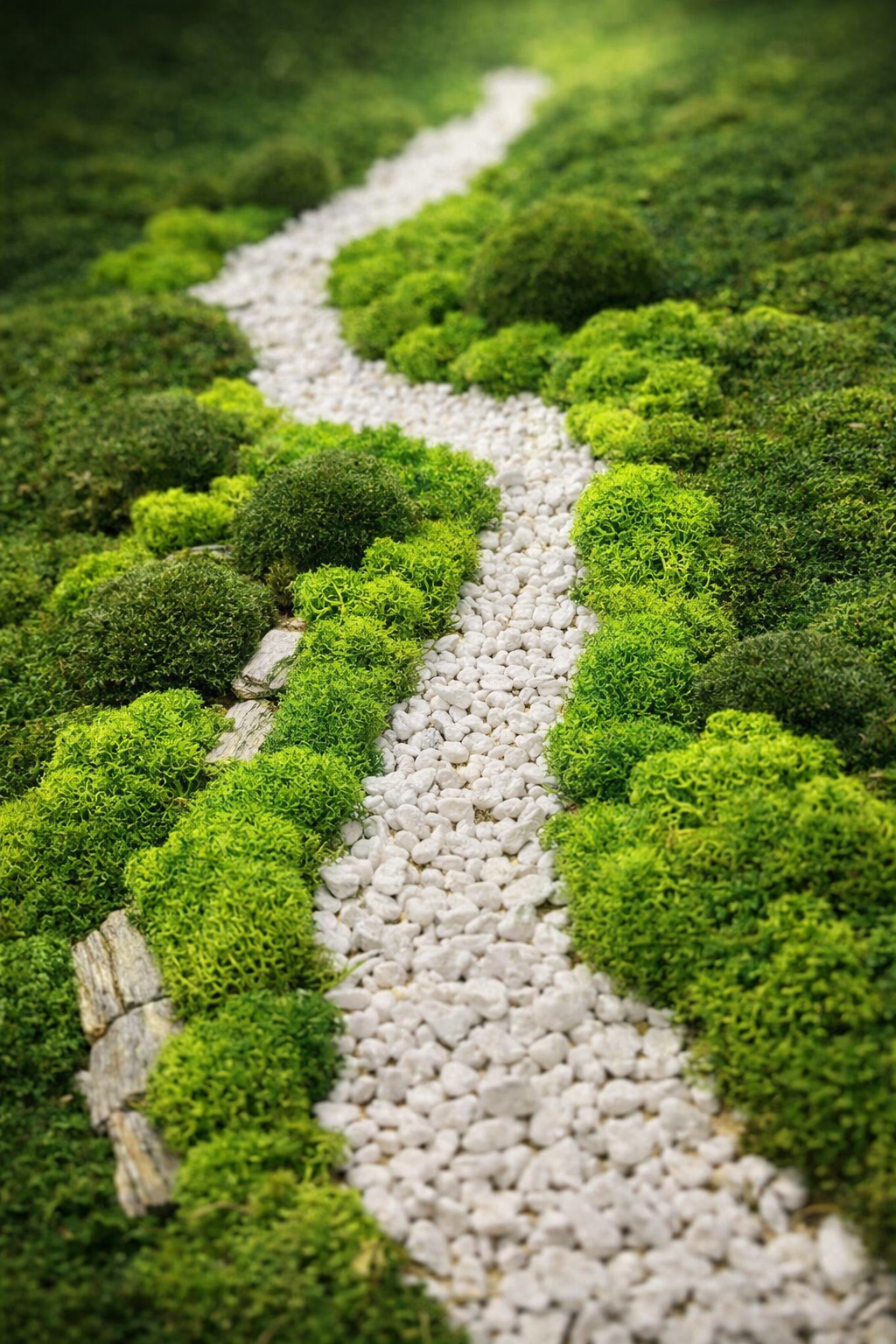 Moosbild / Natur / Bürobild / Praxisbild / Waldweg / Steinbild
