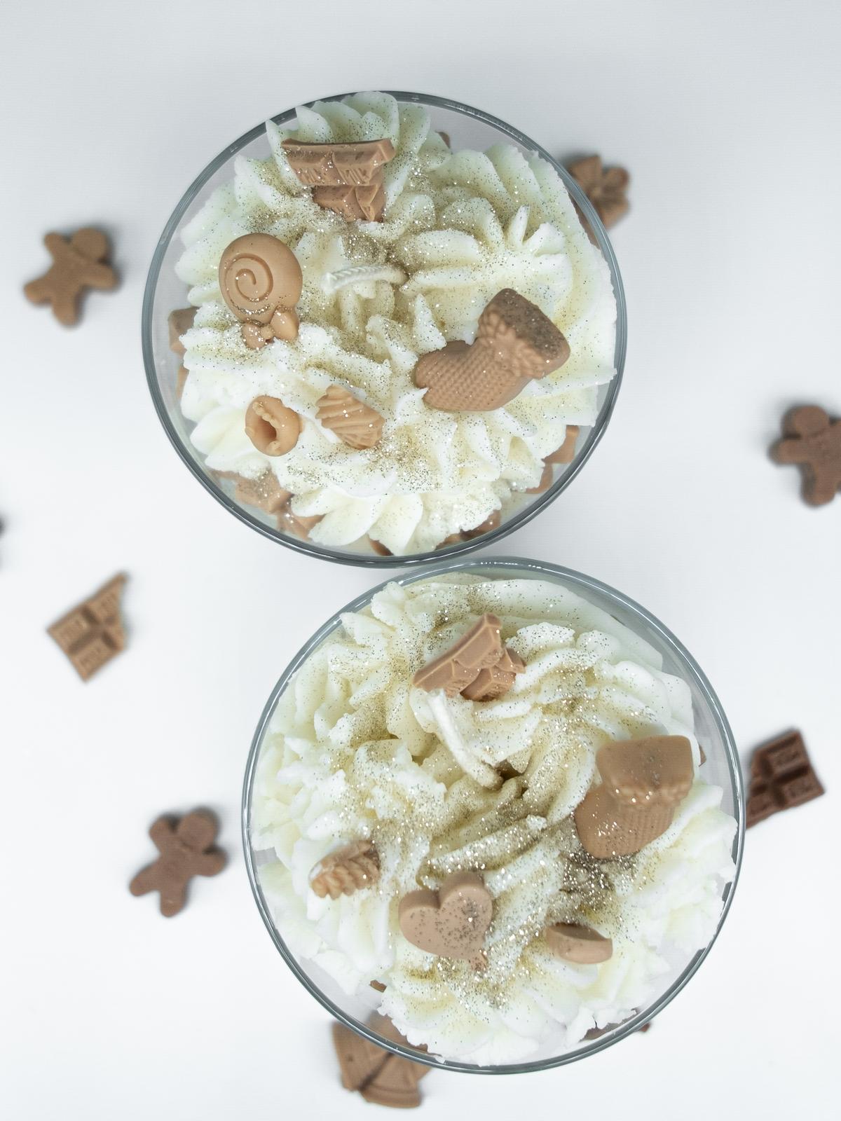 Lebkuchenkerze / Dessertkerze / Weihnachtsgeschenk / Geschenkidee / Duftkerze